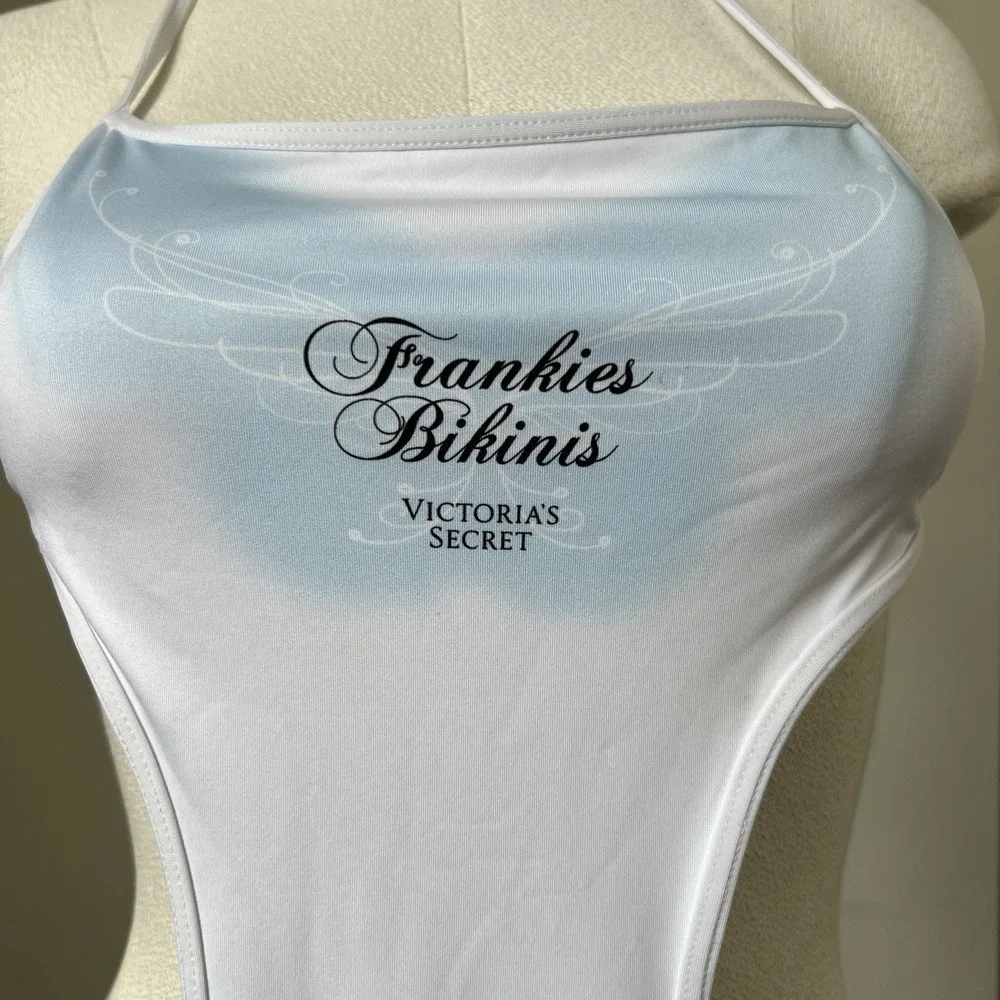 Victoria's Secret x Frankies Bikinis Icon One Piece Swimsuit White Sz Small NEW